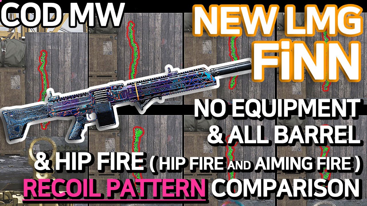 Call of Duty Modern Warfare FiNN SEASON5 NEW LMG ALL BARREL & Hip Fire