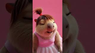 Funny Capybara Dance 😂 | Cute Capybara Dancing Animation #shorts #animation
