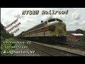 NYS&amp;W Excursion Train powered by Lackawanna E8's Binghamton, NY. 7-6-98. Time 2:00 pm.
