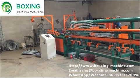 Double chain link fence machine4M,chain link fence machine,Automatic chain link fence machine