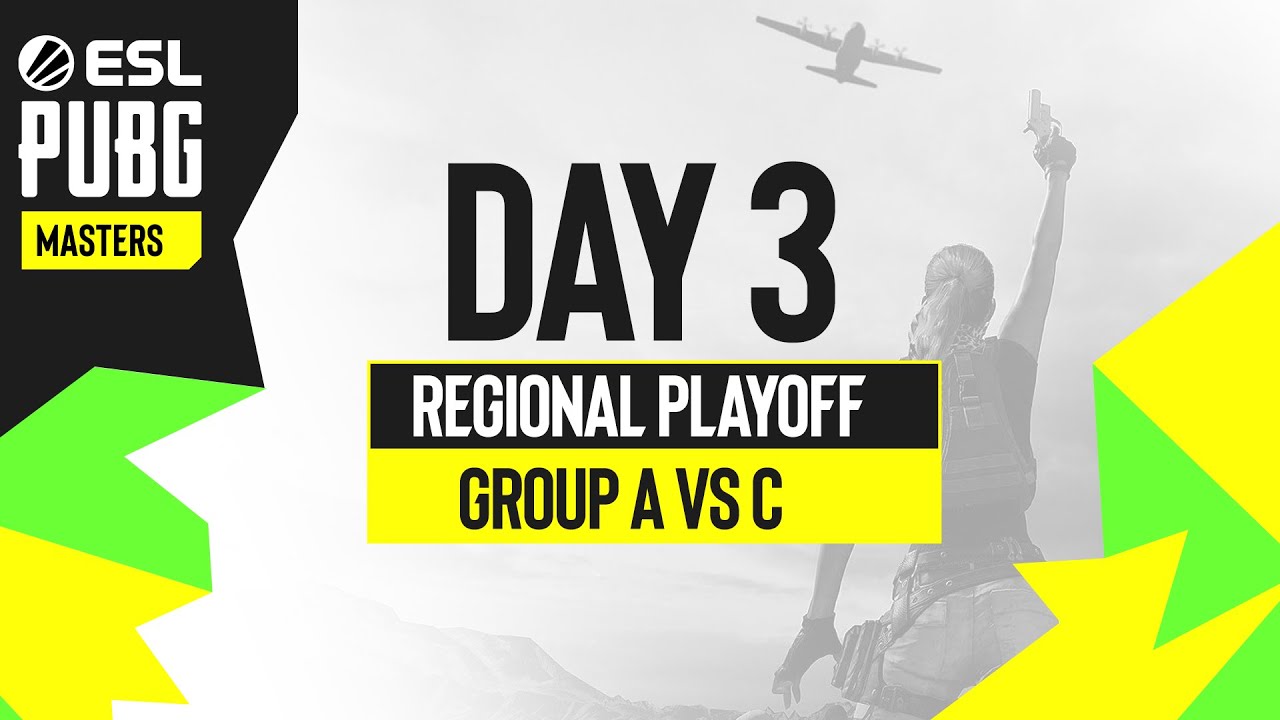 ESL PUBG Masters Phase 2 NA Regional Playoff Day 3 (Group A vs. Group C)