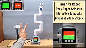 Human vs Robot – Rock Paper Scissors with MyCobot 280 M5Stack