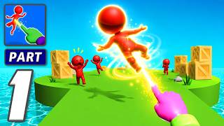 Magic Finger 3D - Gameplay Walkthrough Part 1 - Fingertip Powers Control Chaos (iOS, Android) screenshot 3