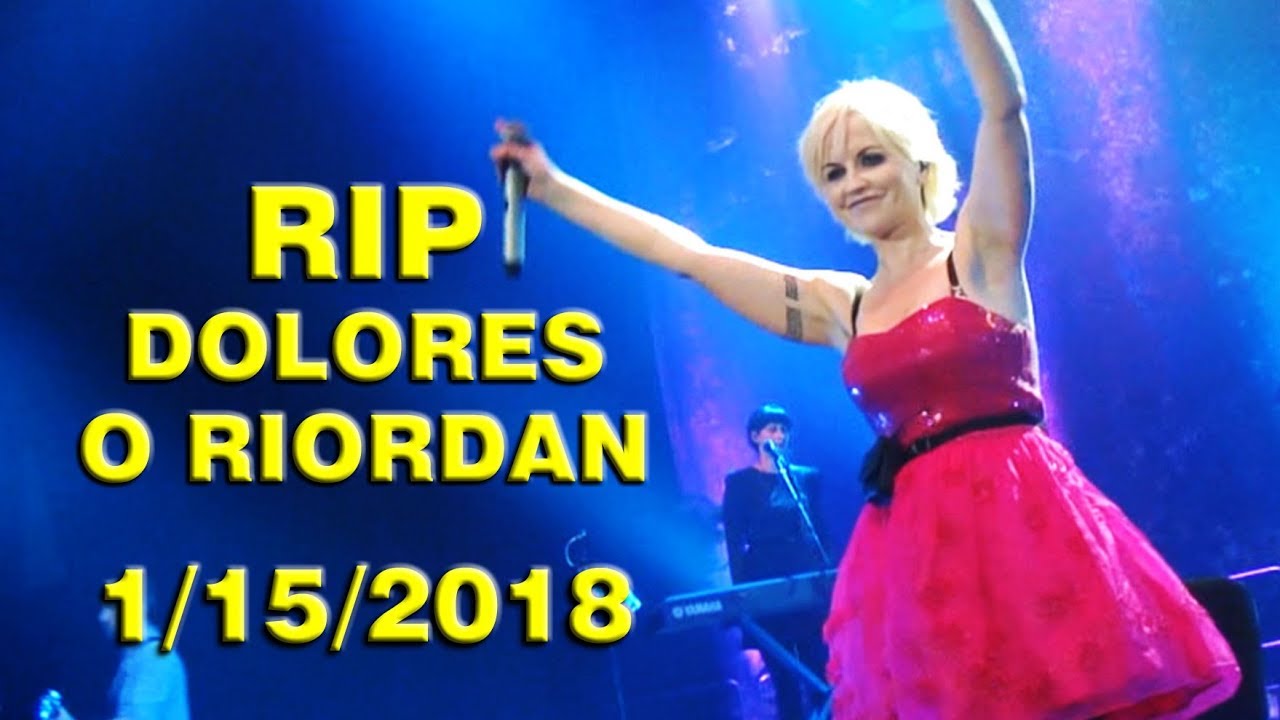 Watch #RIPDolores 1/15/2018 - Zombie Animal I can't be w/ u - #TheCranberries on YouTube Watch #RIPDolores 1/15/2018 - Zombie Animal I can't be w/ u - #TheCranberries on YouTube