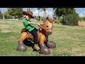 Unboxing Rideamals Scout Battery Power Ride On Horse Pony