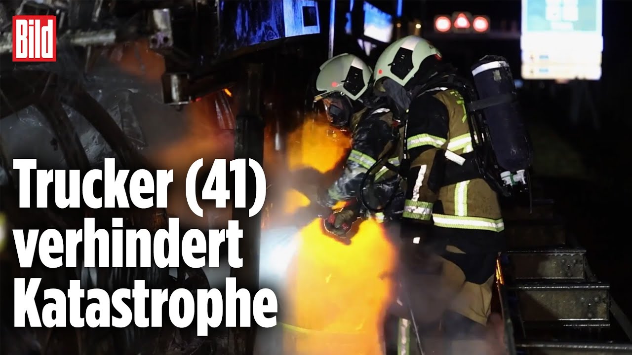 Brennender Laster fährt 6 km durch Rennsteigtunnel