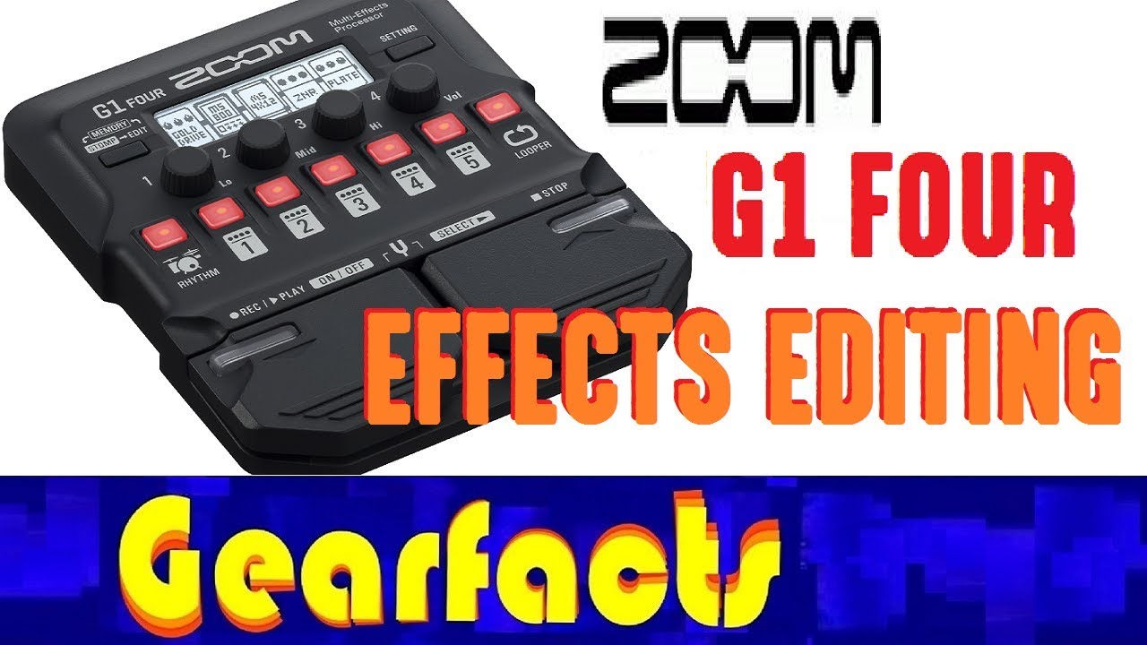 Zoom G1 FOUR editing tutorial: Clarity! - YouTube