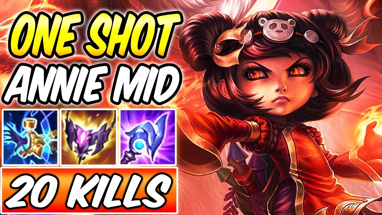 ONE-SHOT SHADOWFLAME ANNIE MID FULL AP | Build & Runes | Annie Mid Gameplay S12 - League of Legends