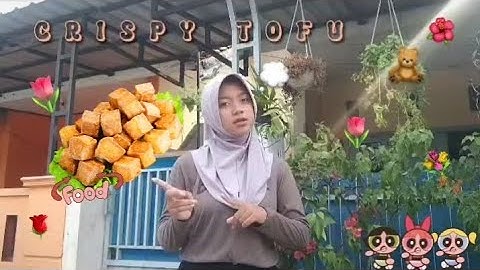 Procedure Text "How to make crispy tofu"