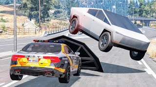Crazy Police Chases #142 - BeamNG Drive Crashes | CrashBoomPunk
