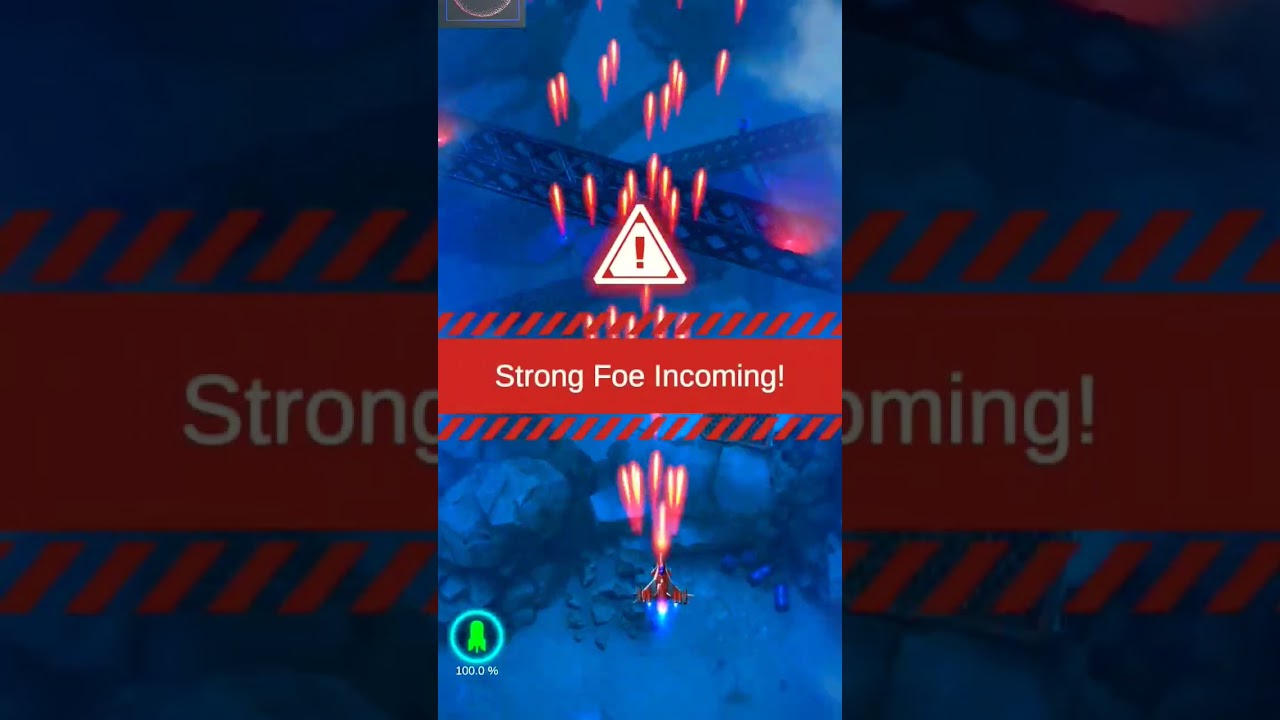 Wing Fighter Stage 2 boss, android gameplay 