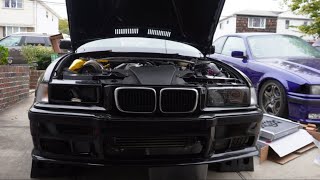 E36 Turbo: Cooling system upgrades CSF radiator, Stewart water pump & E-Spal fan! 
