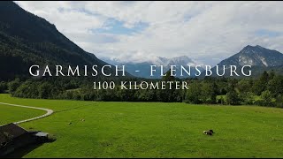 Bikepacking  Von Garmisch nach Flensburg mit dem Gravelbike  1100 Kilometer