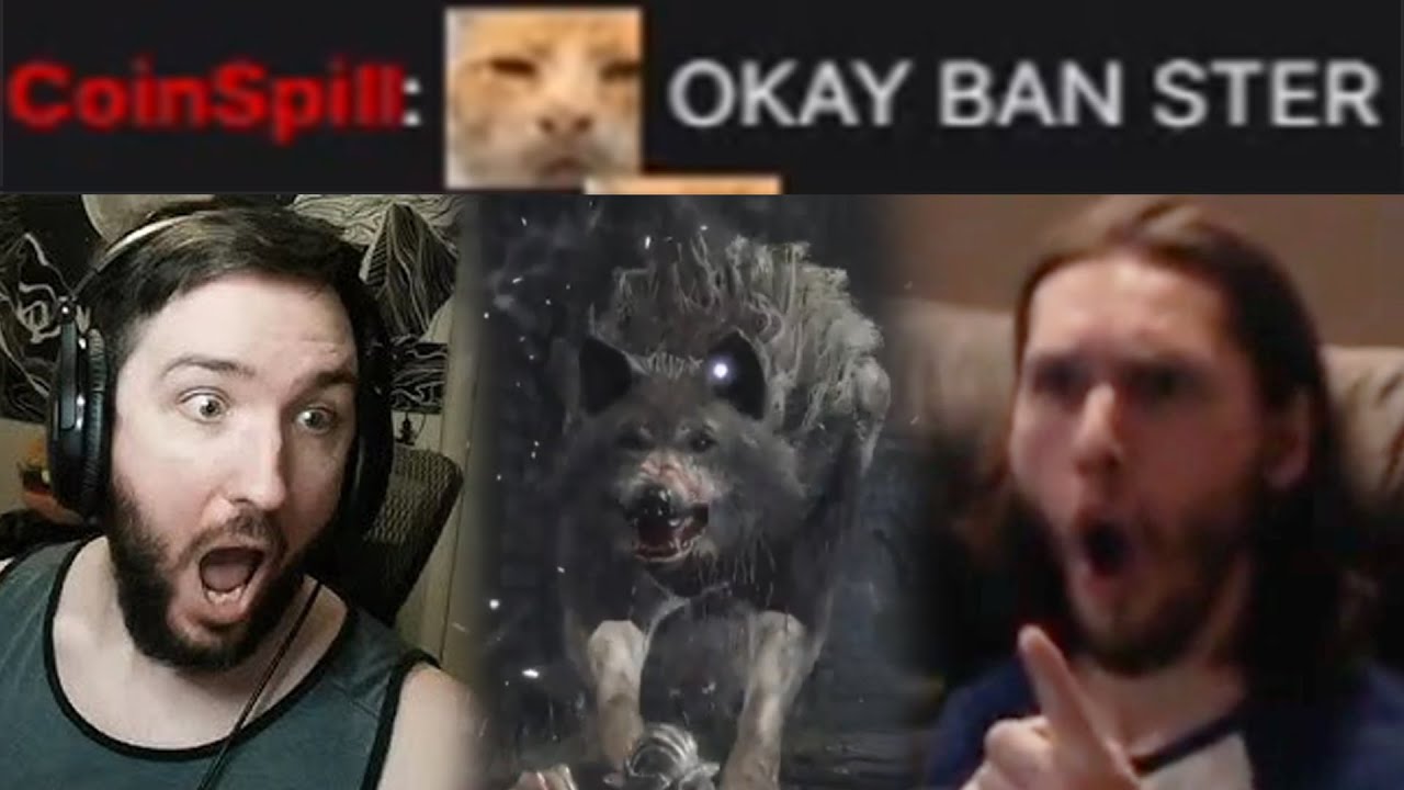 EXISTENCIAL YOUTUBERS jerma and ster find the BIGGEST DOG in dark souls HISTORY