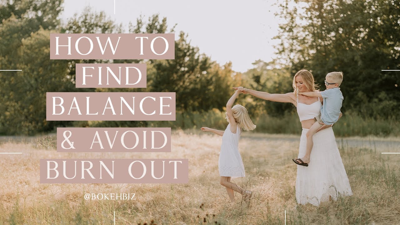 How to AVOID BURNOUT with a healthy work life BALANCE. Practical ...
