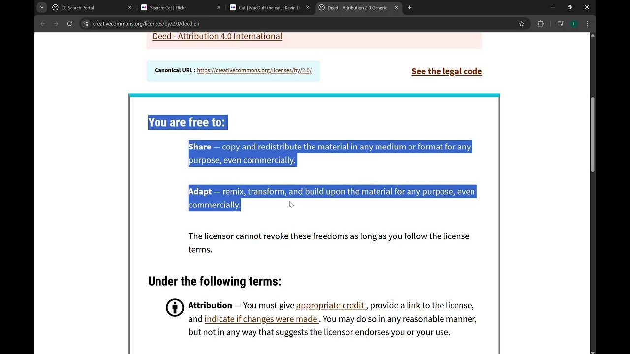 HowTo search Creative Commons Website