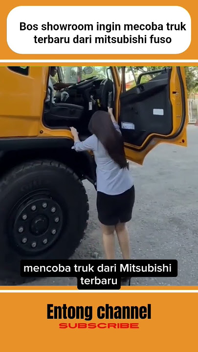 bos wanita ingin mencoba produk baru dari truk tronton fuso #shorts