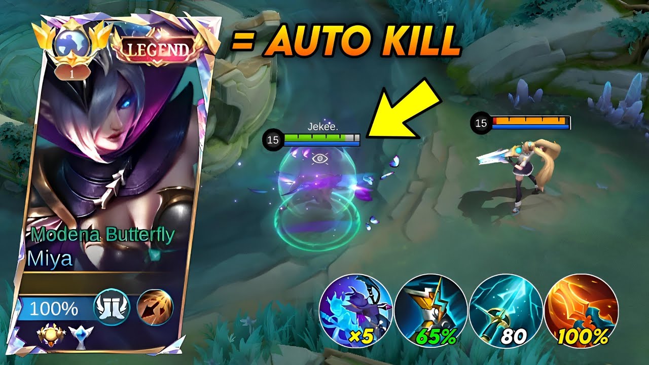 FINALLY BEST BUILD & EMBLEM FOR MIYA EVER!🔥 (AUTO KILL) MIYA BEST 1 HIT BUILD 2025! 