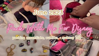 PACK WITH ME FOR DISNEY ✨ | Packing Essentials, Outfits, + Makeup Bag