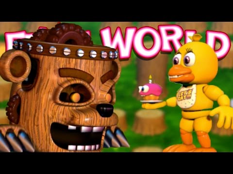 fnaf world 手机重置版，打彩虹和紫色的东东(至今没搞懂这玩意为什么和