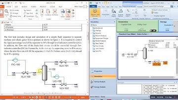 Aspen HYSYS dynamic simulation tutorial (Part 2/2)