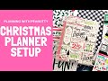 Christmas Planner Setup | Holiday Happy Planner setup, additions, adjustments made |