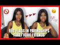 Red flags in friendships  should i cut off my faketoxic friend