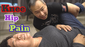 Knee Hip Pain After being done by Master Chris Leong can see the happy face feeling