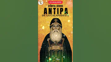 Sf Cuv ANTIPA Proniaortodox Ortodox Vietilesfintilor Ortodoxia Sinaxar 