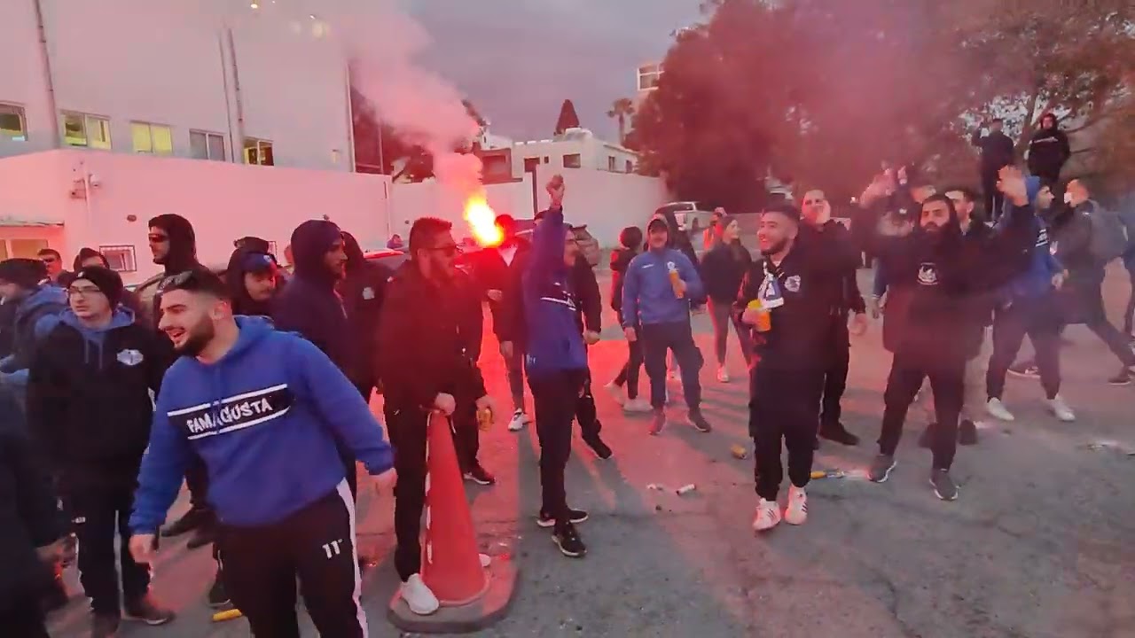 Υποδοχή ομάδας πριν από Ομόνοια