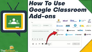 How To Use Google Classroom Add-ons (Tutorial For Teachers & Students - 2022 Guide)