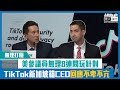 【短片】【無理打壓​】美參議員無理8連問玩針對 TikTok新加坡籍CEO回應不卑不亢