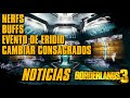 ¡Cambiar consagrados, nuevas máquinas, y más! | Noticias Borderlands 3