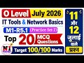 O Level IT Tools(M1-R5.1) MCQs | Practice Set 2 | o level m1r5 mcq questions | July 2026