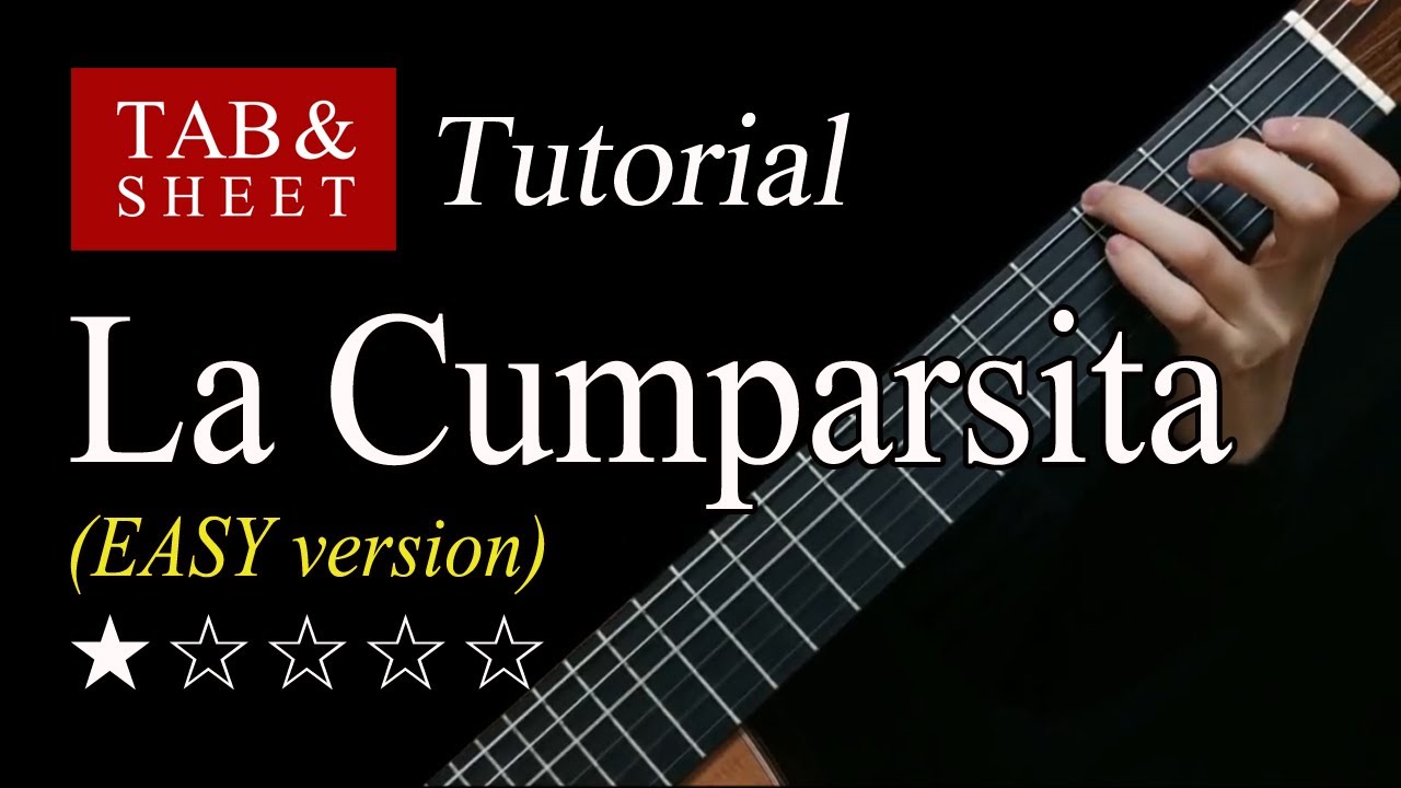 La Cumparsita (EASY version) - Guitar Lesson + TAB