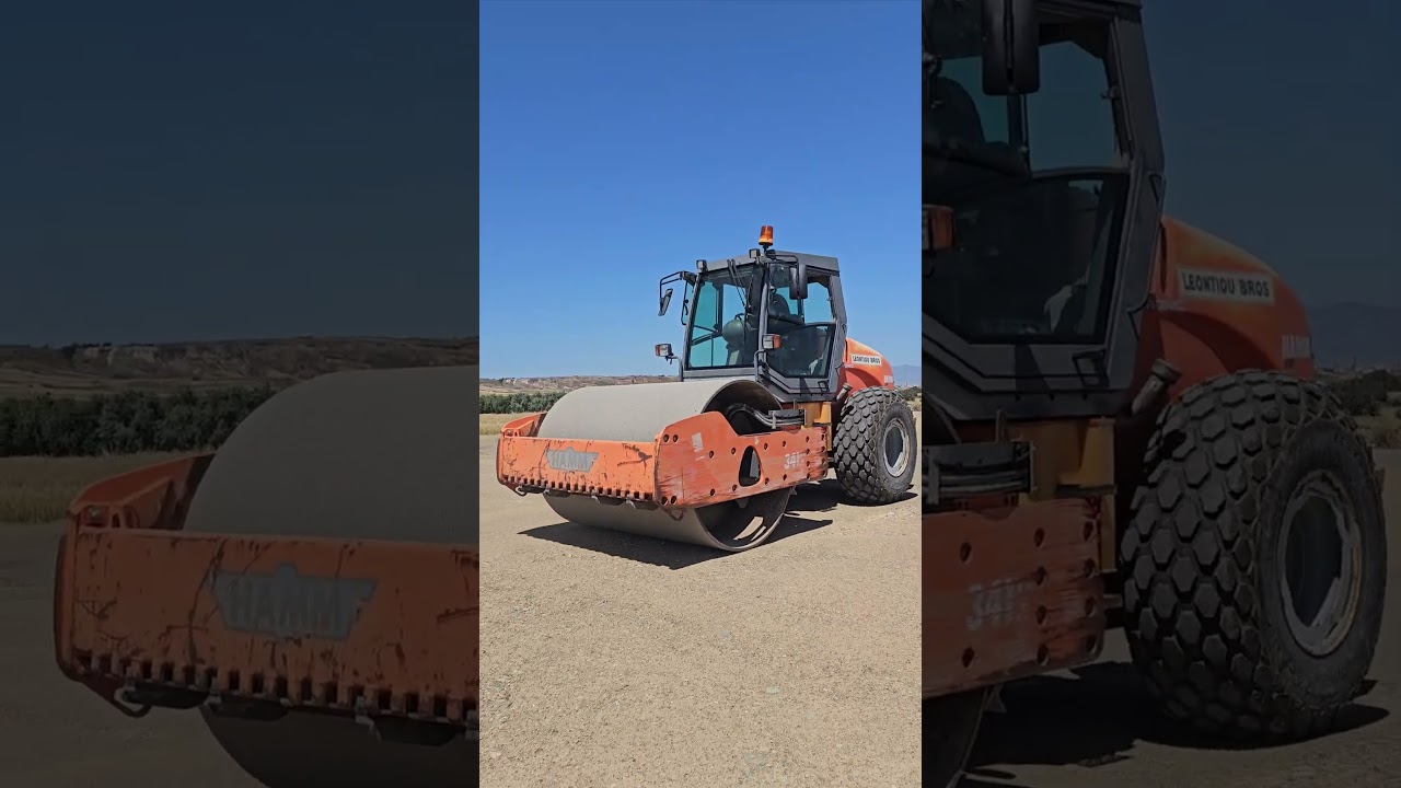 Hamm Roller in action! 