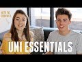 WHAT TO TAKE TO UNI! Packing Essentials + University Checklist! (w/ Eve Cornwell) | Jack Edwards