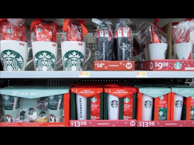 LIVE* WALMART CHRISTMAS SHOP WITH ME  STARBUCKS COFFEE GIFT SETS & MORE!!!  