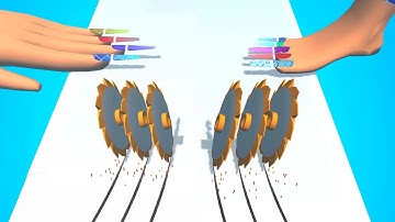 Slice Nails |  All Levels Gameplay Android,ios