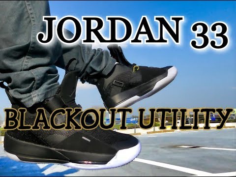 jordan 33 blackout on feet