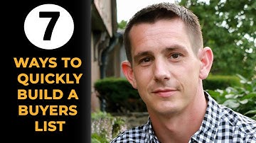 7 Ways To Quickly Build A Buyers List