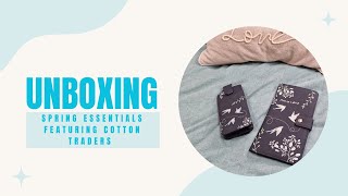 Unboxing of Spring Essentials for a Getaway Holiday in the UK | Cotton Traders