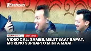 Video Call Sambil Melet Saat Rapat, Anggota DPR Moreno Suprapto Minta Maaf