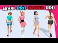 NOOB vs PRO vs HACKER vs GOD - Run Rich 3D, Build A Queen ...