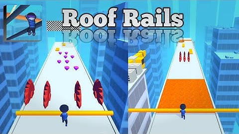 Roof Rails  - All Levels GamePlay ( Android/ios )#Homeflip #gameplay #gaming #mobliegame #trending