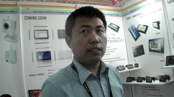 Viota shows their AllWinner A10 PCB and tablets