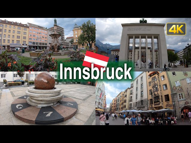 Innsbruck, Austria - Walking Tour in 4K