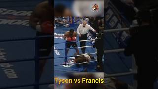 Mike Tyson vs Julius Francis #shorts #boxinglegends #tyson #francis