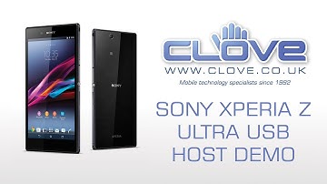 Sony Xperia Z Ultra USB Hosting/OTG Demo