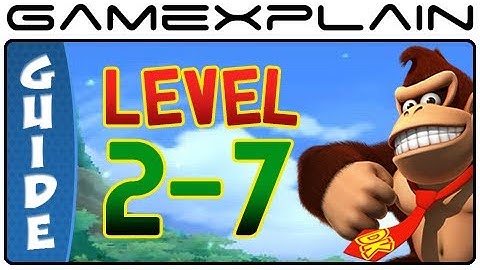 Donkey Kong Country Returns 3D: Tidal Terror 2-7 (Puzzle Pieces, KONG Letters Guide, Walkthrough)